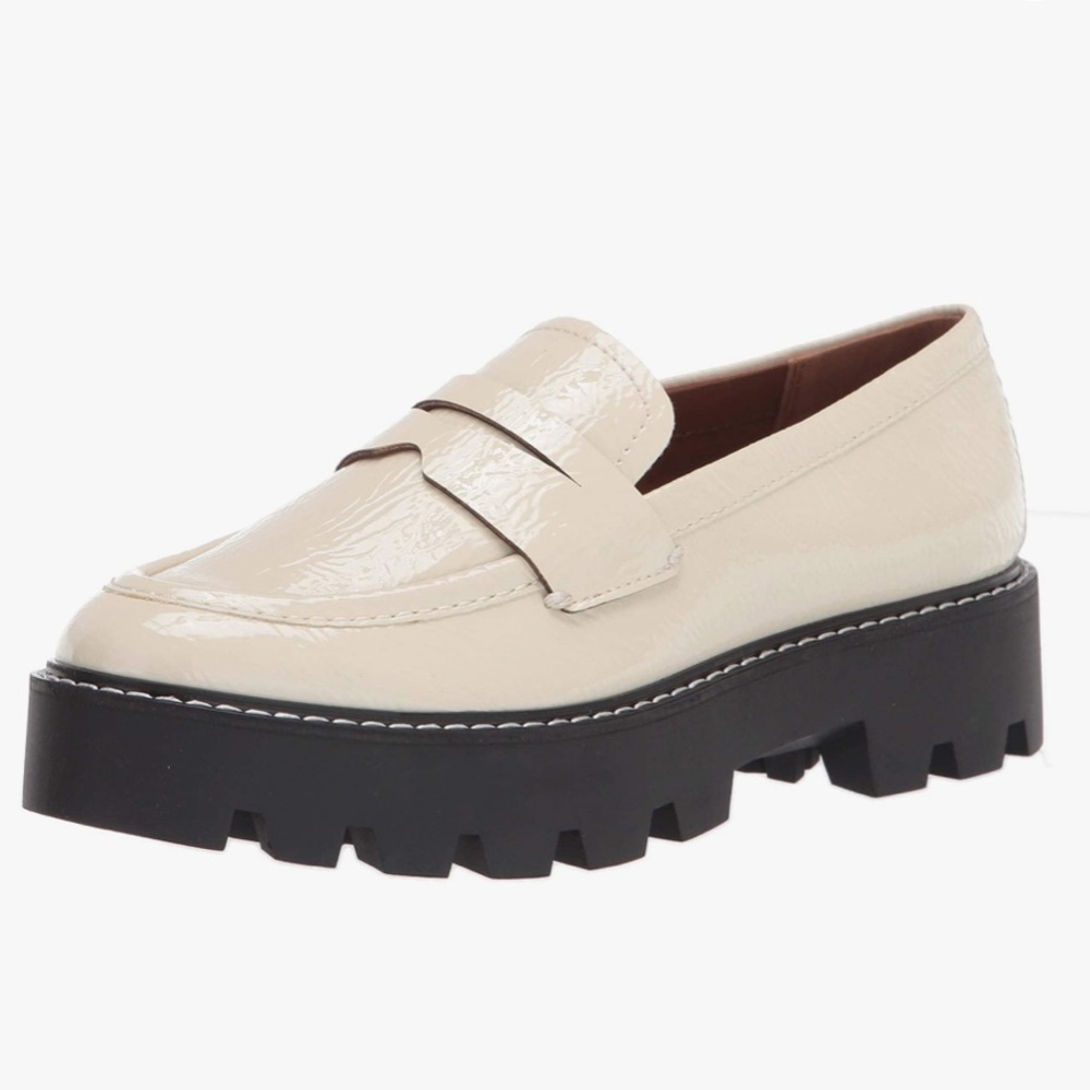 Franco Sarto Balin loafers in putty (ivory)